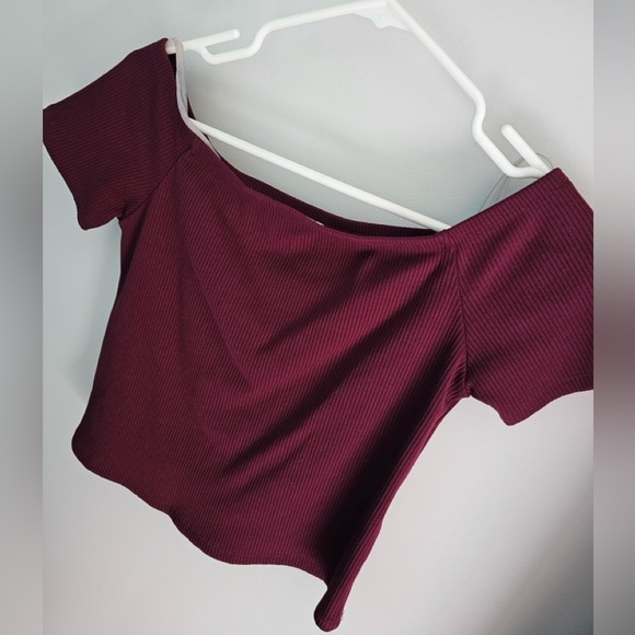 T-shirt Bardot côtelé - Picture 3 of 5